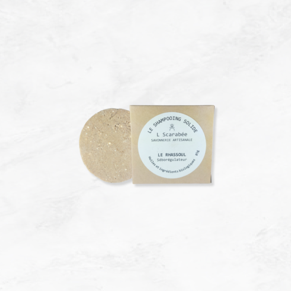 Shampoing "Le rhassoul" - L.Scarabée <span class="product-weight">(85g)</span>