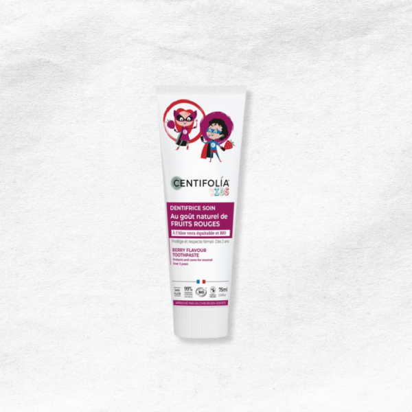 Dentifrice pour enfants aux fruits rouges  - Centifolia <span class="product-weight">(75ml)</span>