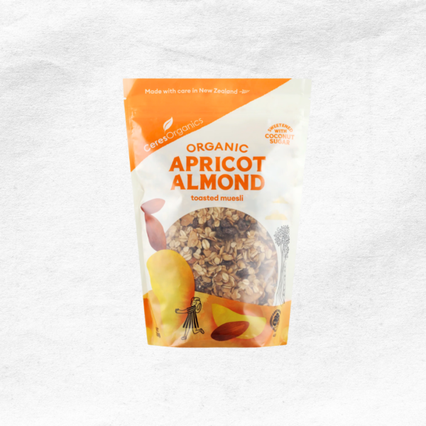Muesli croustillant et sans céréales biologique abricot <span class="product-weight">(400g)</span>