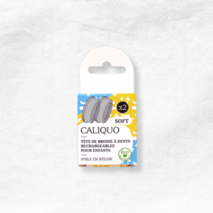 Pack de 2 recharges pour brosse à dents enfant souples