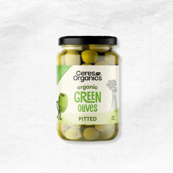 Olives vertes dénoyautées biologiques <span class="product-weight">(315g)</span>